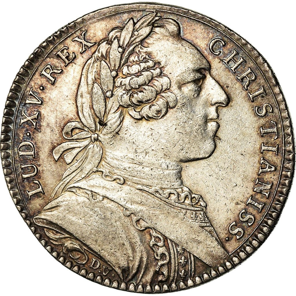 Francja, Token, Ludwik XV, Anjou, Noblesse, Ville d'Angers, ND (1753), Duvivier