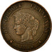 Monnaie, France, Cérès, 2 Centimes, 1884, Paris, TTB, Bronze, Gadoury:105