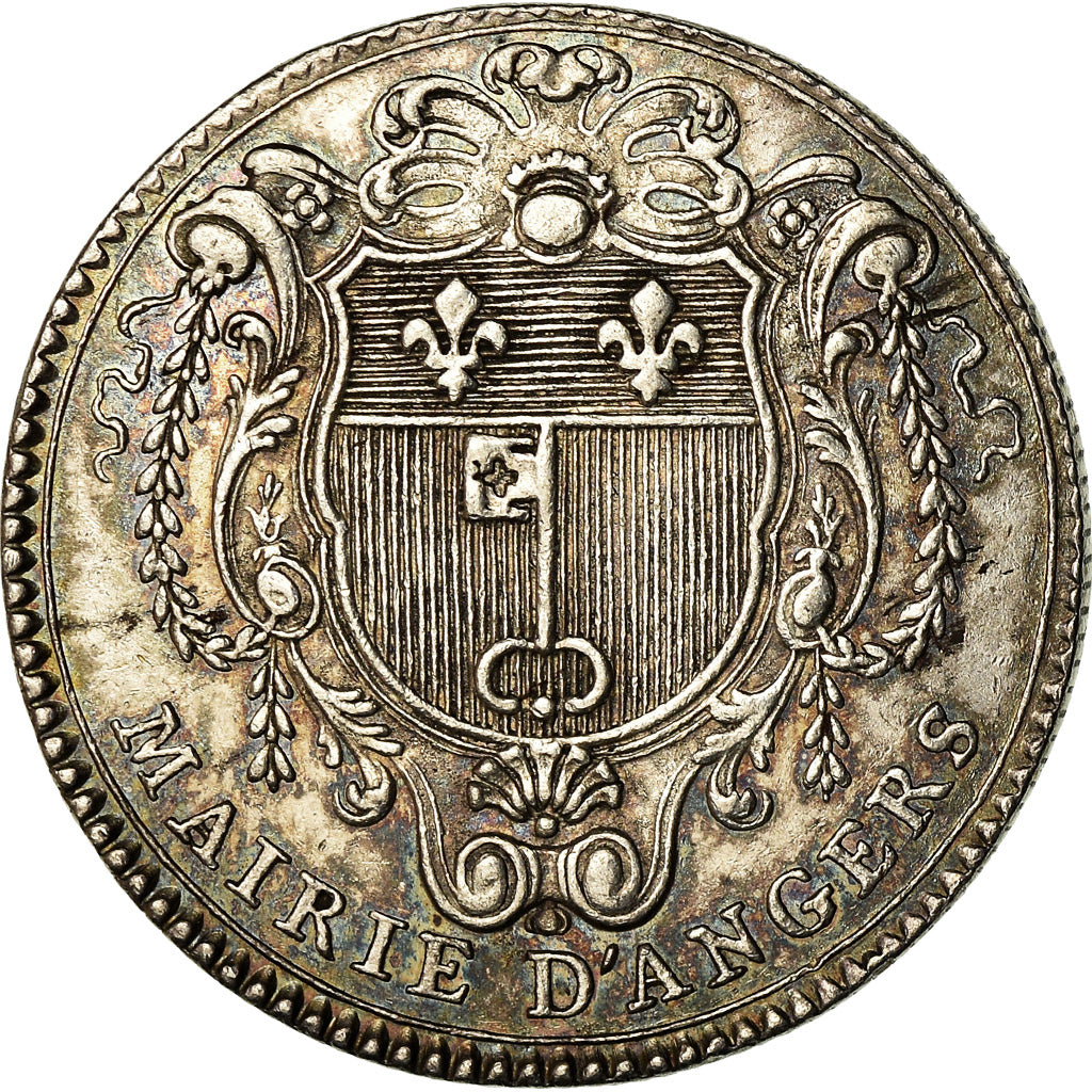 France, Jeton, Louis XV, Anjou, Noblesse, Vincent Benoist Ecuyer, Maire