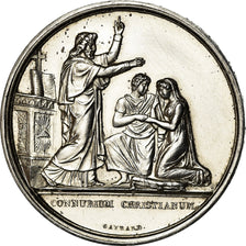 Francia, medalla, Noces, Mariage, Religion, 1842, Gayrard, SC, Plata