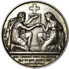 Francia, medaglia, Noces, Mariage, Religion, 1859, Petit, SPL, Argento
