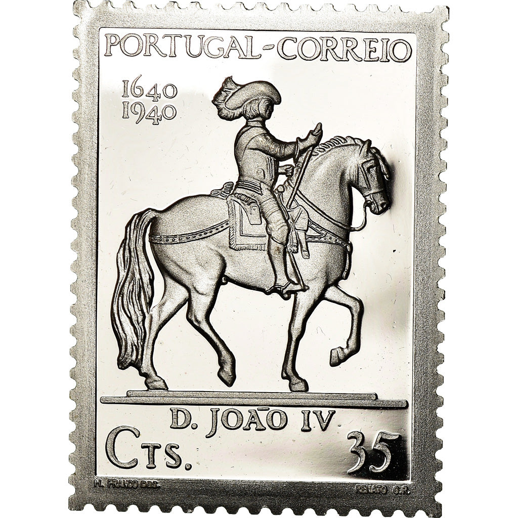 Portugal, medalla, Timbre, 3ème Centenario de Restauraçao D.Joao IV, 1940