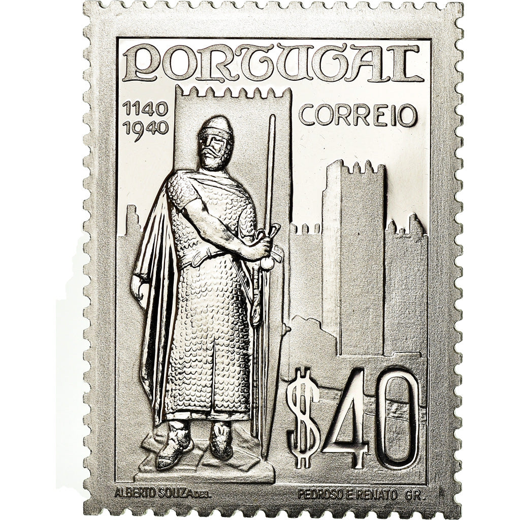 Portugal, Medal, Timbre, 8ème Centenario da Foudaçao D.Afonso Henriques, 1940