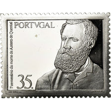Portugal, Medal, Timbre, Antero de Quental, 1991, MS(64), Silver