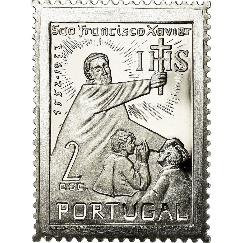 Portugal, Medal, Timbre, Sao Francisco Xavier, 1952, MS(64), Silver