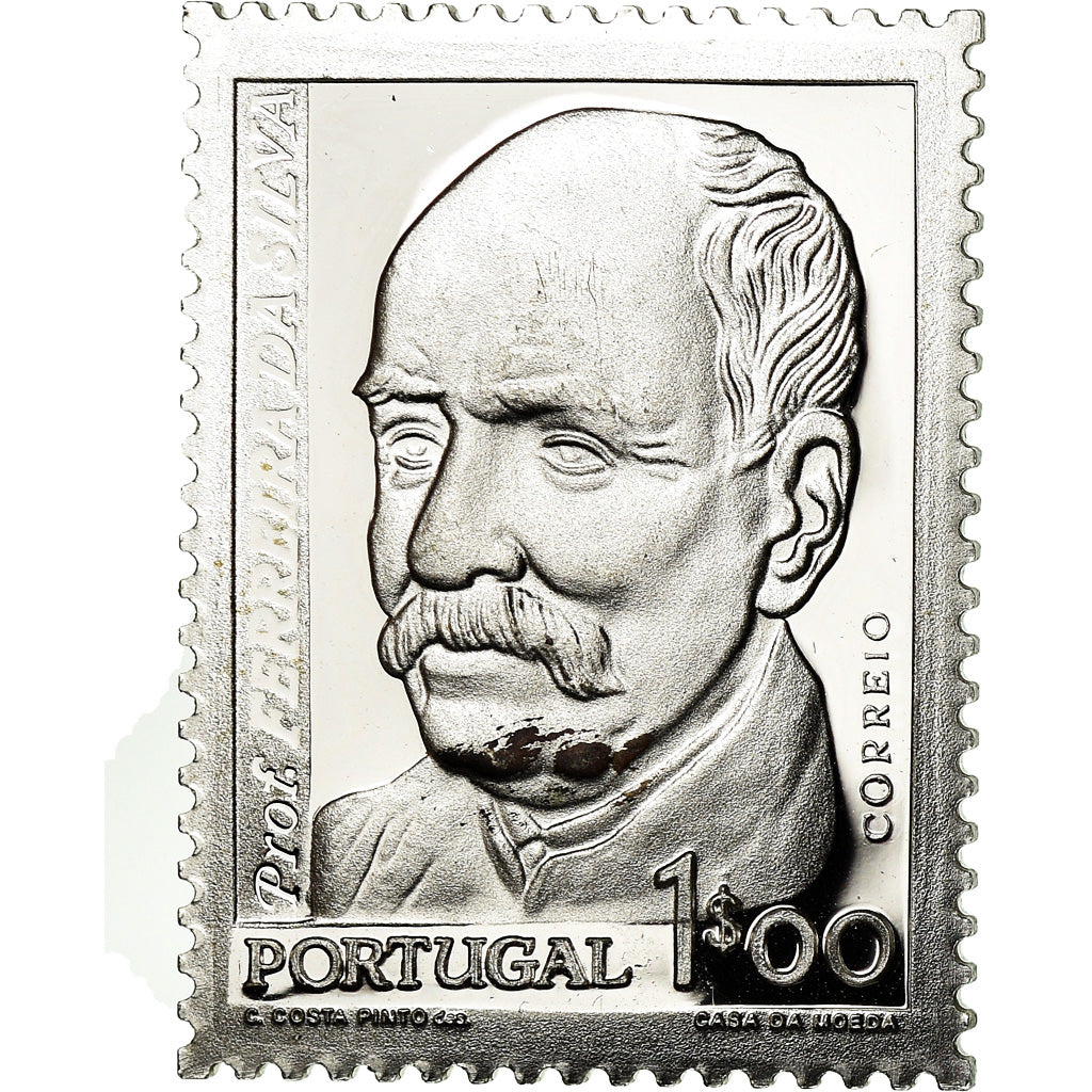Portugal, Medal, Timbre, Prof. Ferreira da Silva, 1956, MS(64), Silver