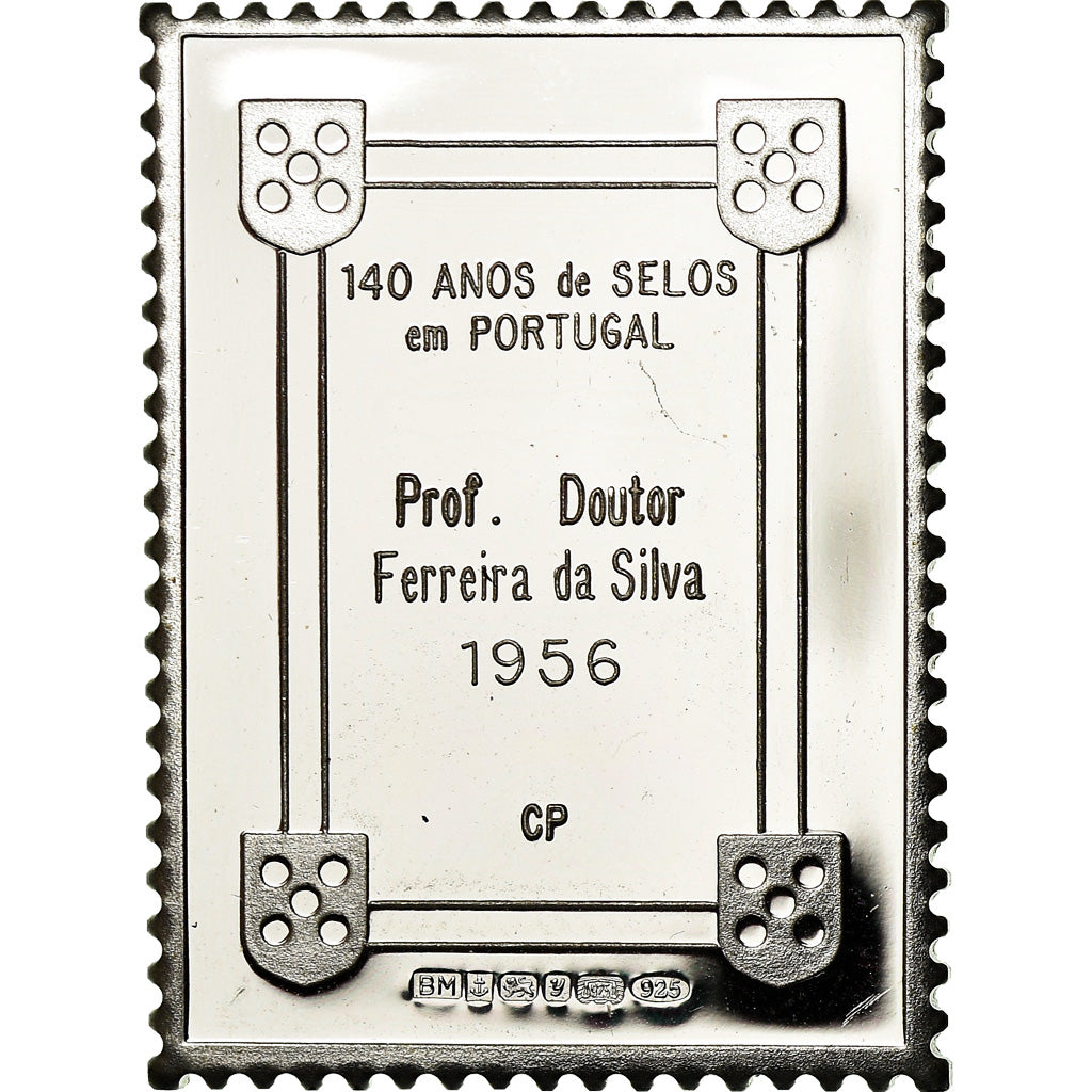 Portugal, Medal, Timbre, Prof. Ferreira da Silva, 1956, MS(64), Silver