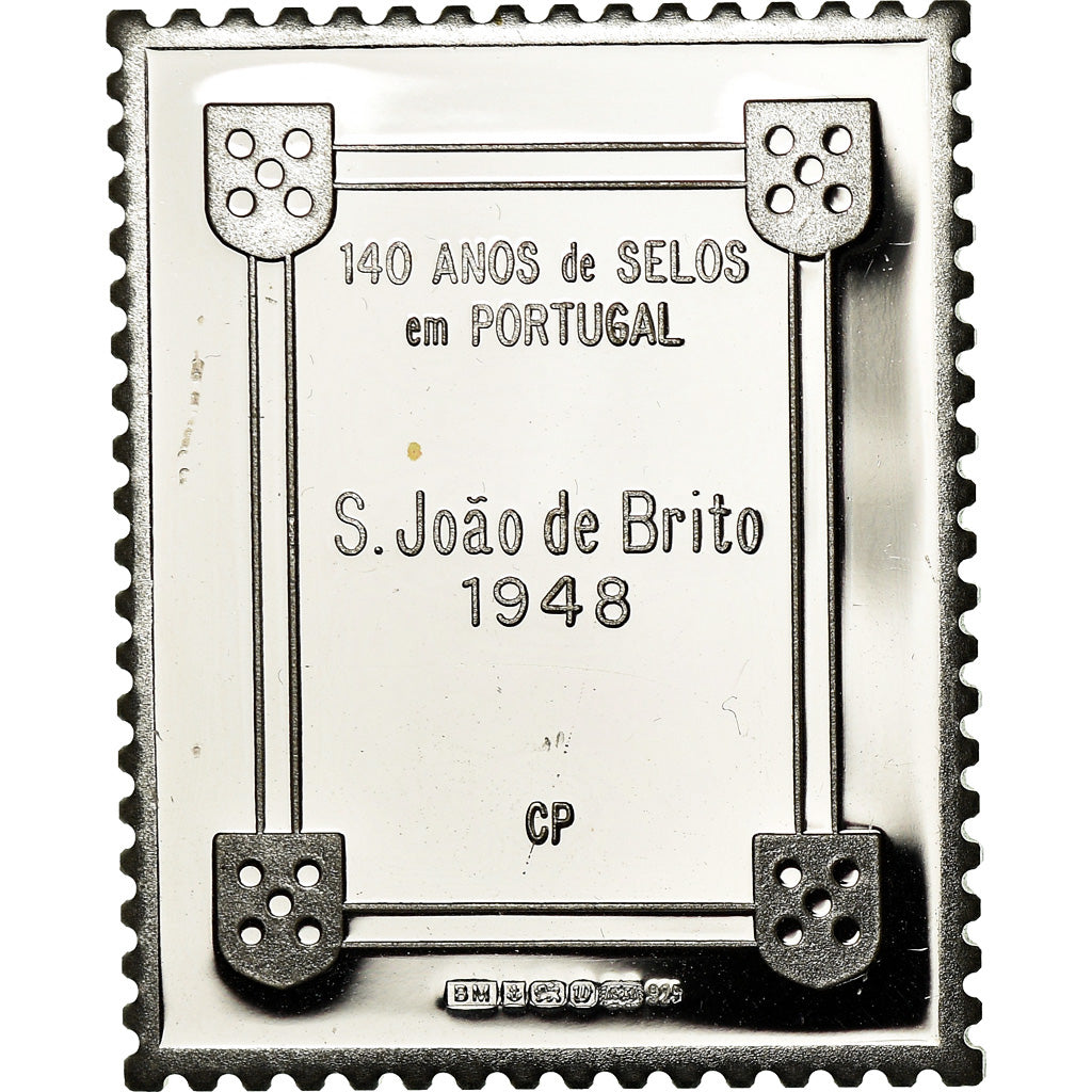 Portugal, Medaille, Timbre, S.Joao de Brito, 1948, UNZ+, Silber
