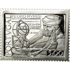 Portugal, Medal, Timbre, Pedro Nunes, 1978, MS(64), Silver