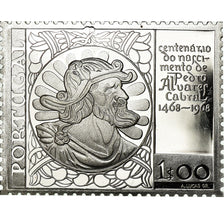 Portugal, Medal, Timbre, Pedro Alvares Cabral, 1969, MS(64), Silver