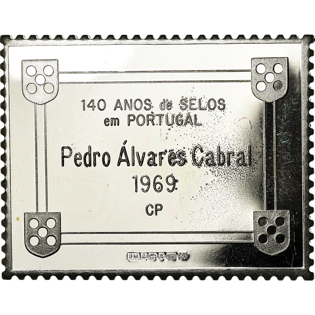 Portugal, Medal, Timbre, Pedro Alvares Cabral, 1969, MS(64), Silver