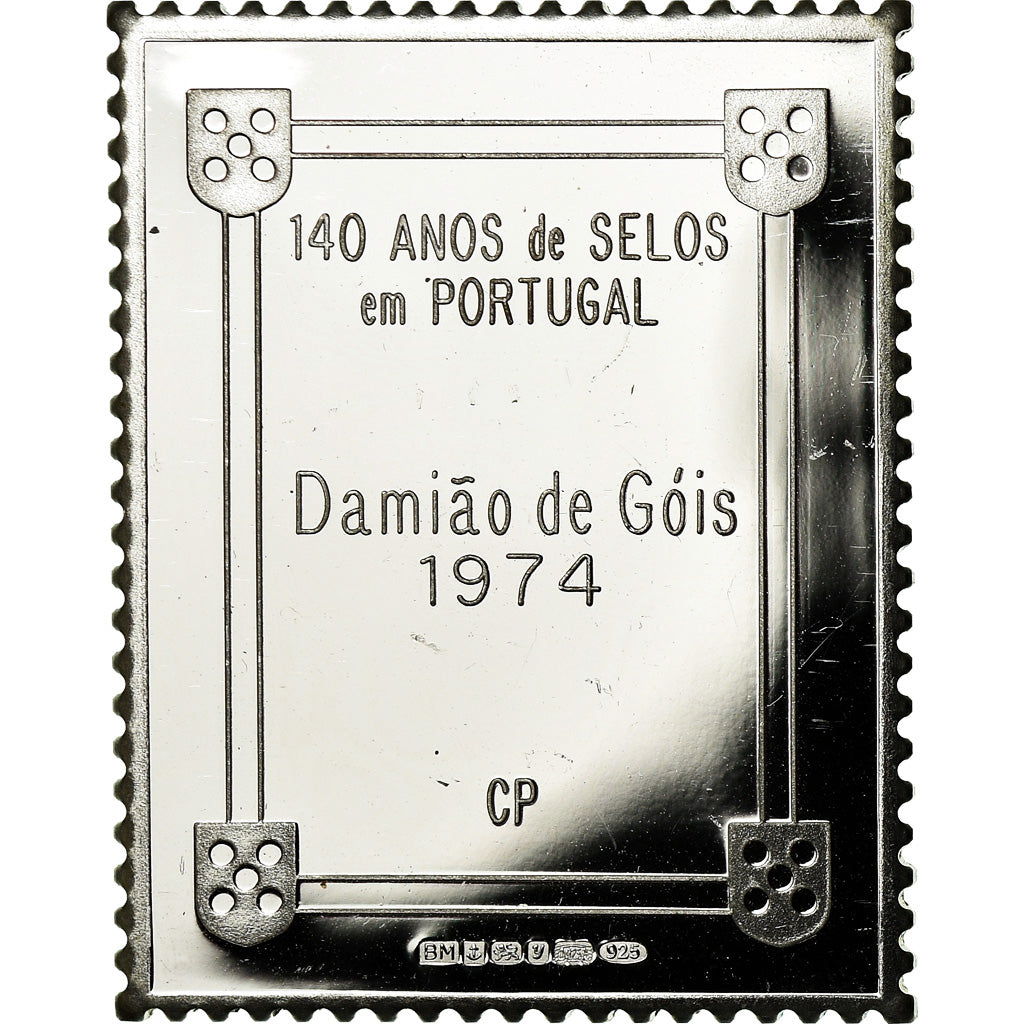 Portugal, Medal, Timbre, Damiao de Gois, History, 1974, MS(64), Silver