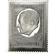 Portugal, Medal, Timbre, Presidente Salazar, 1971, MS(64), Silver