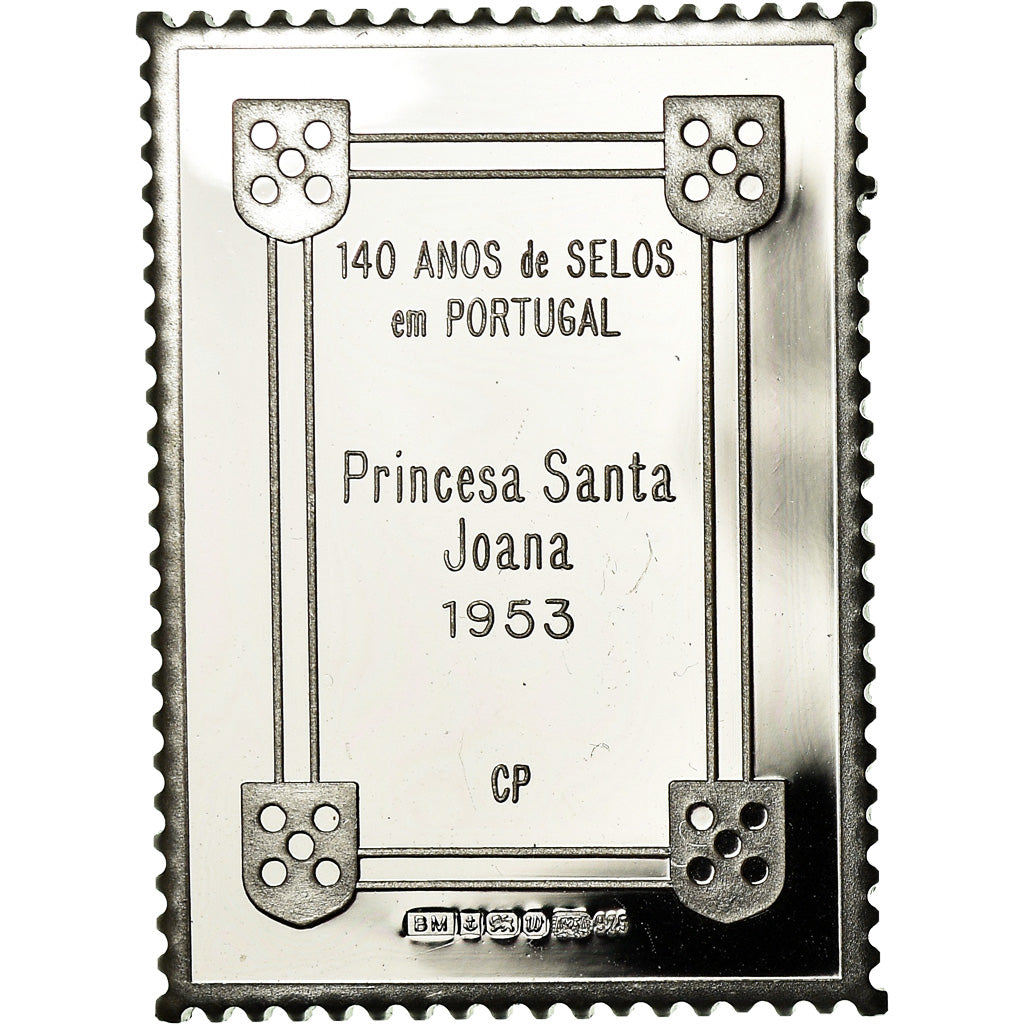 Portugal, Medal, Timbre, Princesa Santa Joana, 1953, MS(64), Silver