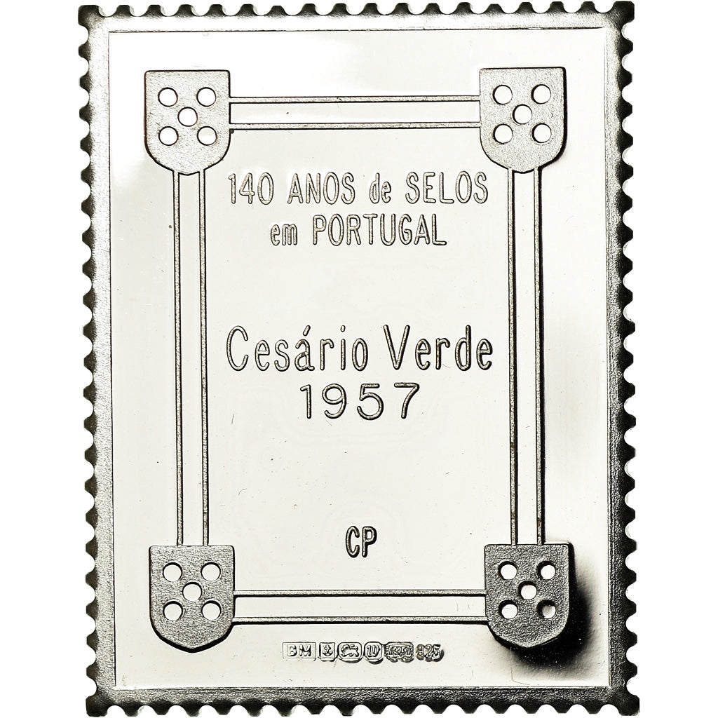 Portugal, Medaille, Timbre, Cesario Verde, 1957, UNZ+, Silber