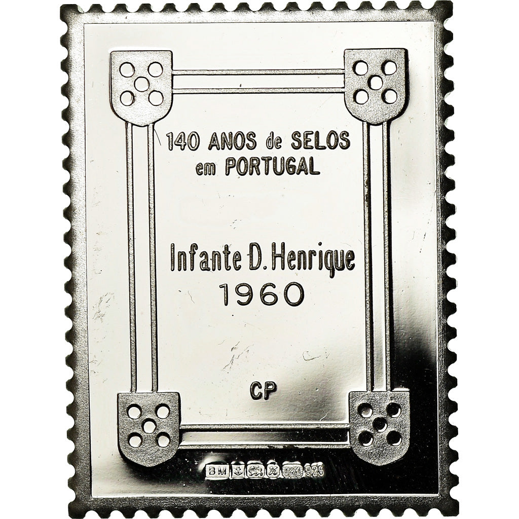 Portugal, Médaille, Timbre, Infante D.Henrique, History, 1960, SPL+, Argent