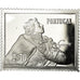 Portogallo, medaglia, Timbre, Almeida garett, 1957, SPL+, Argento