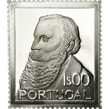 Portugal, Médaille, Timbre, Guerra Junqueiro, 1951, SPL+, Argent