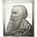 Portugal, Médaille, Timbre, Guerra Junqueiro, 1951, SPL+, Argent