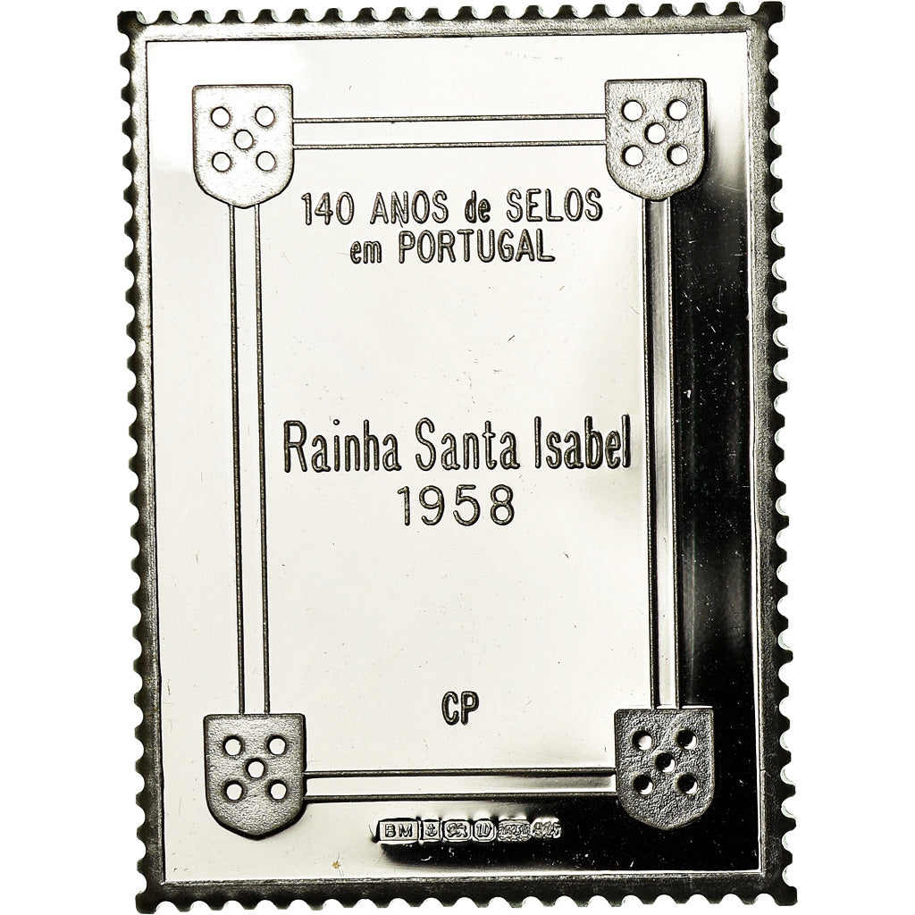 Portugal, Medal, Timbre, Rainha Santa Isabel, Religions & beliefs, 1958, MS(64)