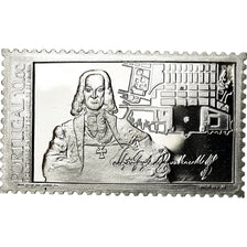 Portugal, Médaille, Timbre, Marques de Pombal, 1982, SPL+, Argent