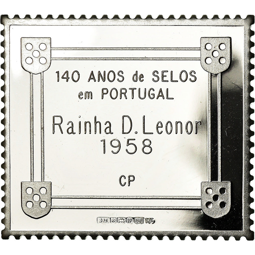Portugal, Medal, Timbre, Rainha D.Leonor, History, 1958, MS(64), Silver