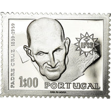 Portugal, Medal, Timbre, Padre Cruz, Religions & beliefs, 1960, MS(64), Silver