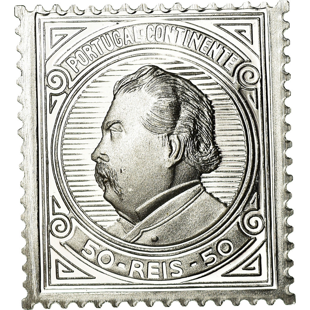 Portugal, Médaille, Timbre, Rei D.Luis, SPL+, Argent