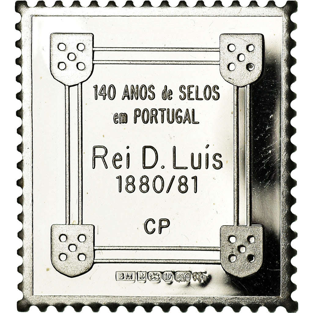Portugal, Médaille, Timbre, Rei D.Luis, SPL+, Argent