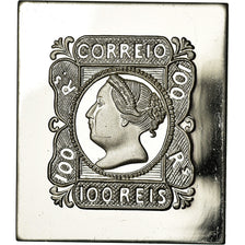 Portugal, Medal, Timbre, Rainha D.Maria II, MS(64), Silver