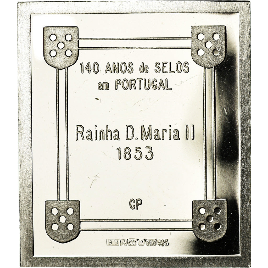 Portugal, Medal, Timbre, Rainha D.Maria II, MS(64), Silver