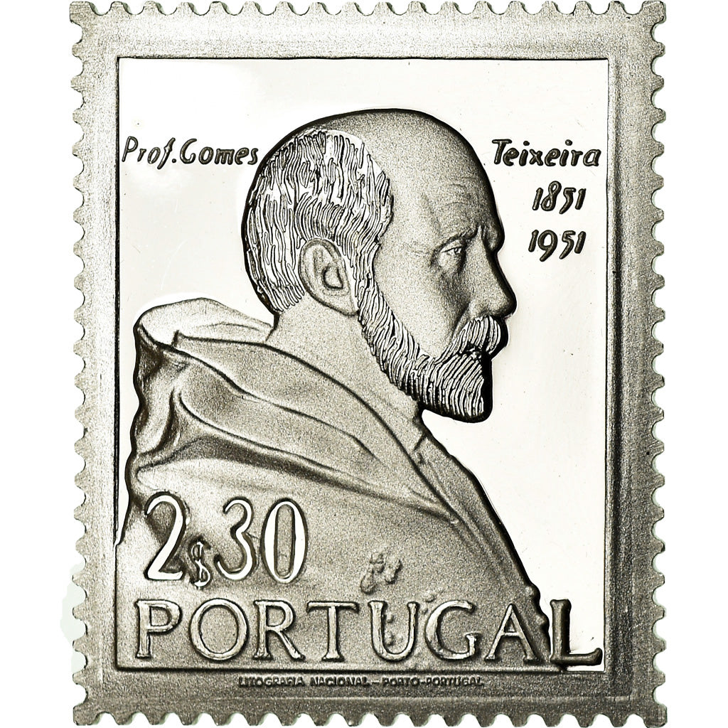 Portugal, Médaille, Timbre, Professor Doutor Gomes Teixeira, Medicine, 1952