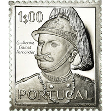 Portugal, Médaille, Timbre, Guilherme Gomes Fernandes, 1953, SPL+, Argent