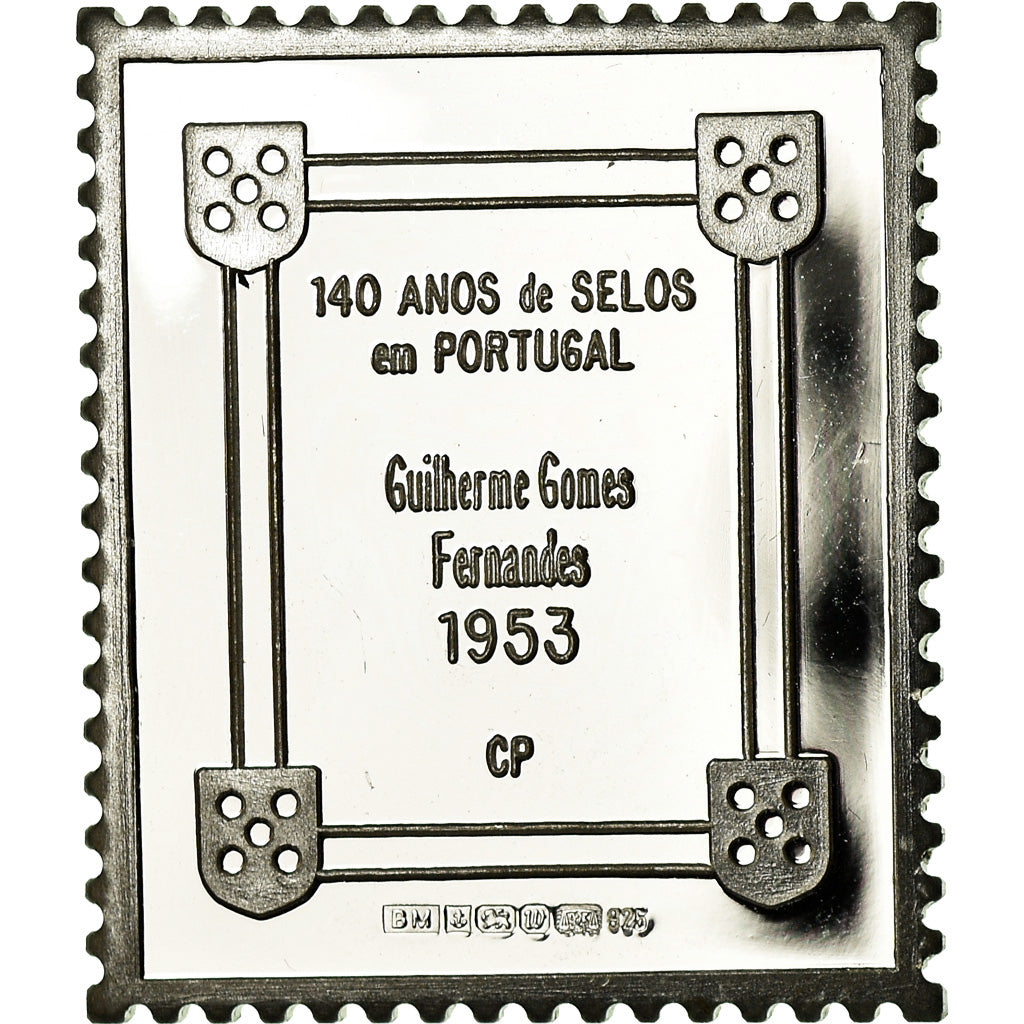 Portugal, Médaille, Timbre, Guilherme Gomes Fernandes, 1953, SPL+, Argent