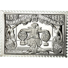 Portogallo, medaglia, Timbre, Infante D.Henrique, SPL+, Argento