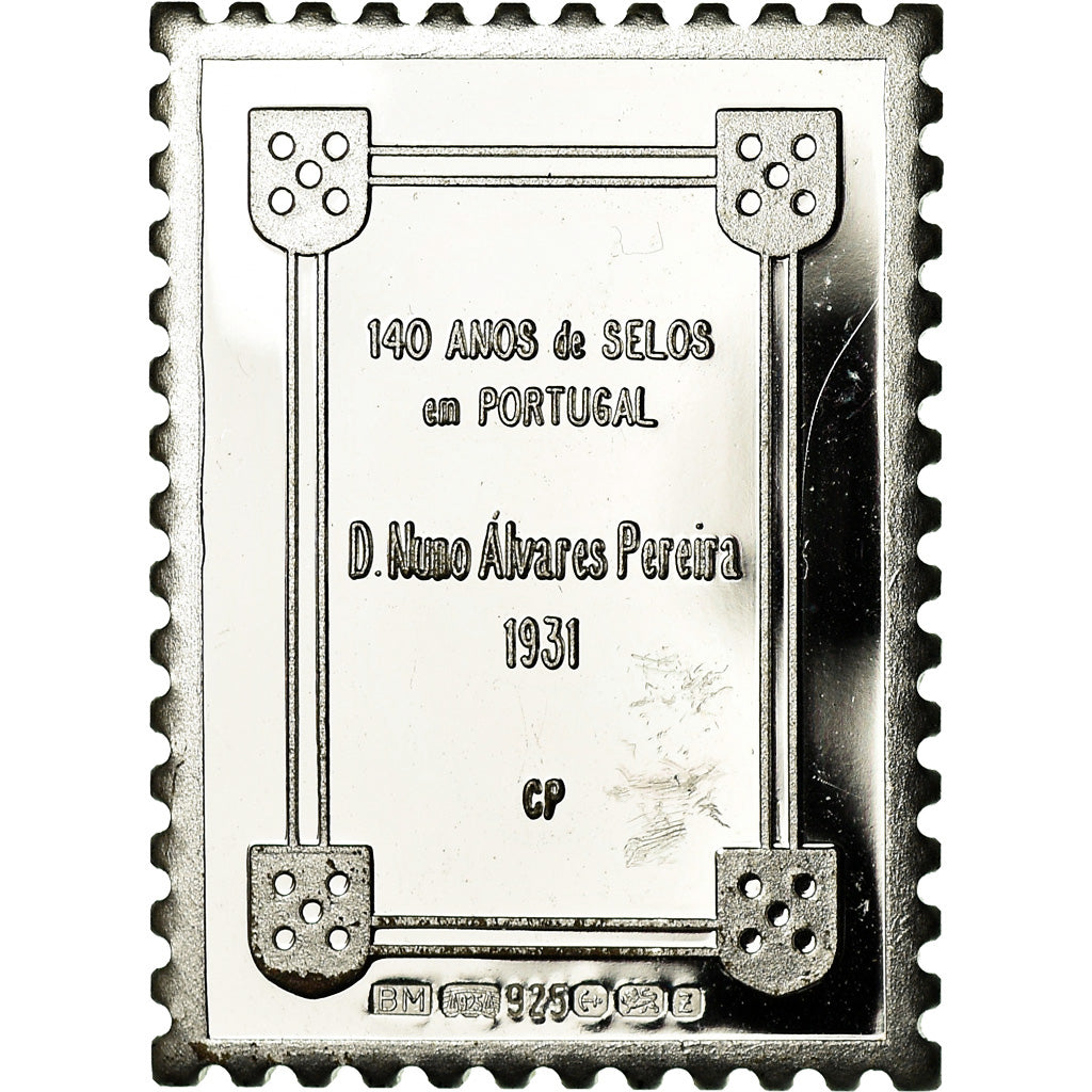 Portugal, Medal, Timbre, Nuno Alvares Pereira, MS(64), Silver