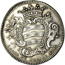 France, Jeton, Louis XV, Canaux et Transports Fluviaux, Canal de Briare, 1742