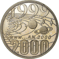 France, Medal, Europa, Passage à l'An 2000, 2000, MS(65-70), Copper-nickel