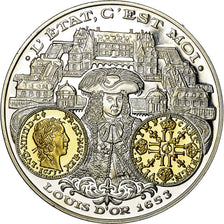 Francia, medaglia, Histoire de la monnaie Française, Louis d'or de Louis XIV