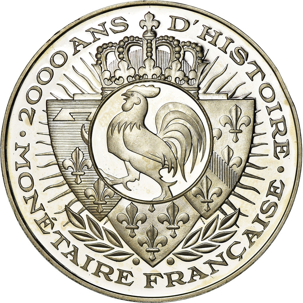 Francia, medaglia, Histoire de la monnaie Française, Louis d'or de Louis XIV