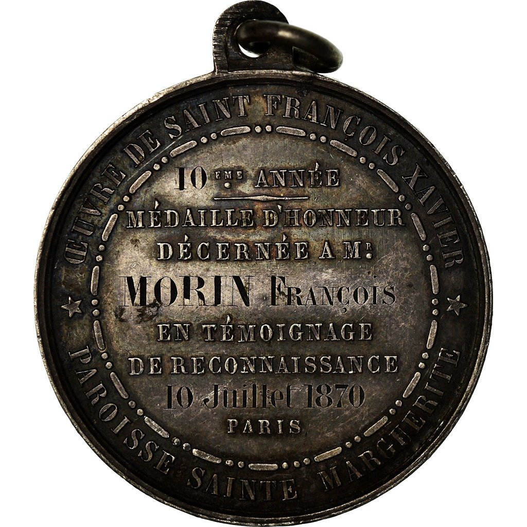 France, Medal, Saint François Xavier, Paroisse Sainte Marguerite, Religions &