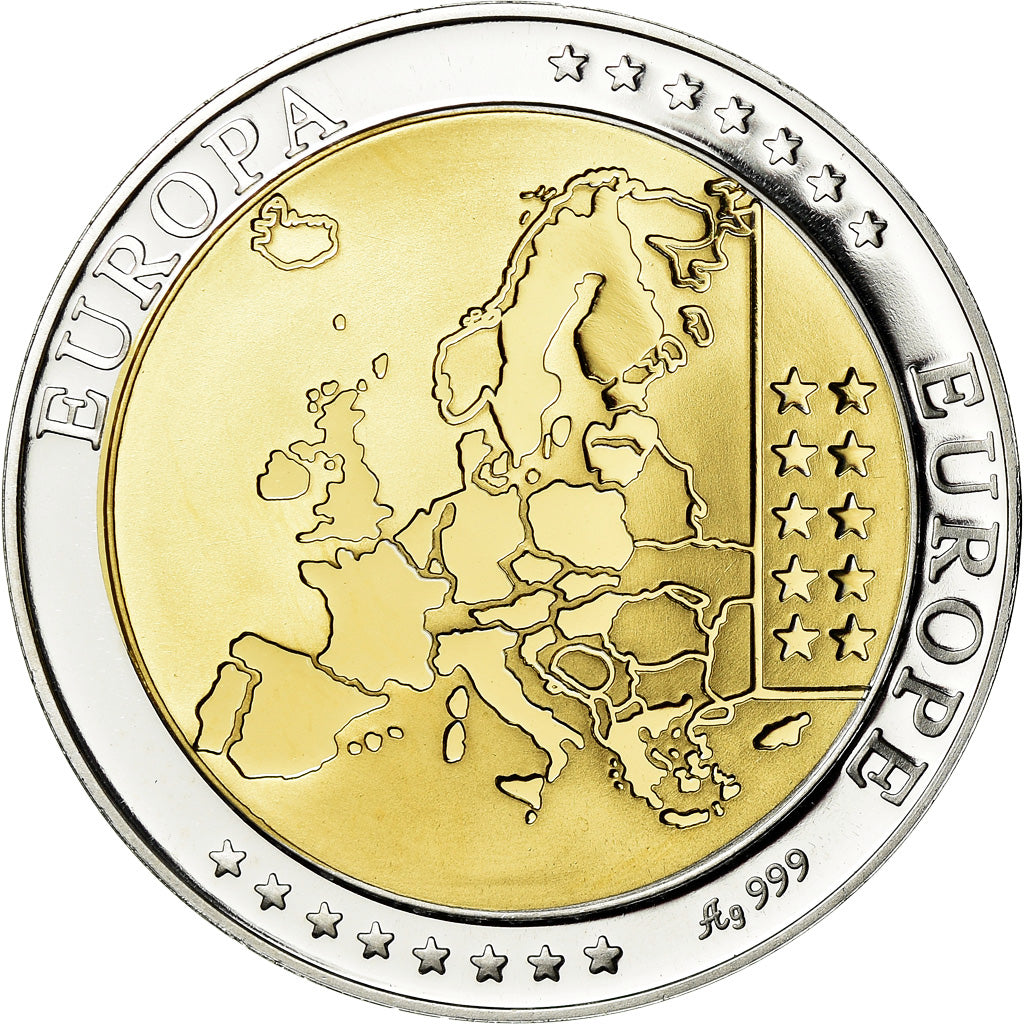 Vatican, Medal, L'Europe, Vatican, MS(65-70), Silver