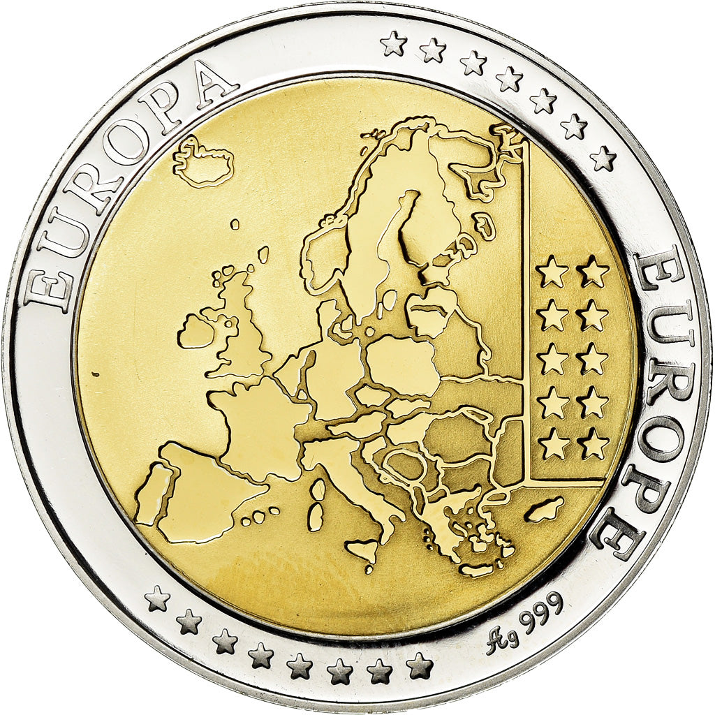 Mónaco, Medal, L'Europe, Monaco, MS(65-70), Prata