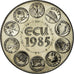 Francia, medaglia, Ecu Europa, Marianne, 1985, Rodier, SPL+, Rame-nichel