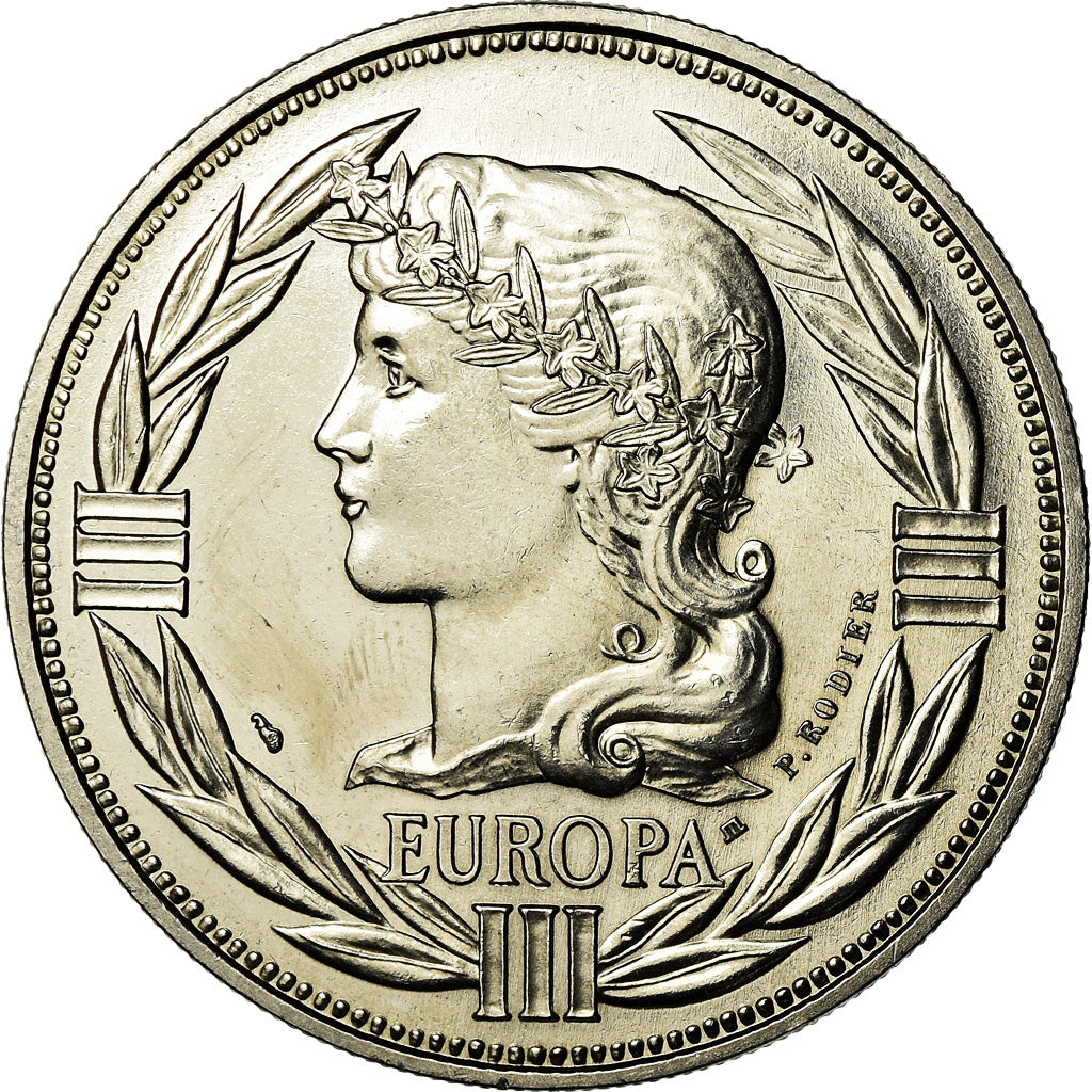 France, Medal, Ecu Europa, Marianne, 1987, Rodier, MS(64), Copper-nickel
