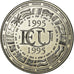 France, Medal, Ecu Europa, 1995, Joaquin Jimenez, MS(64), Copper-nickel