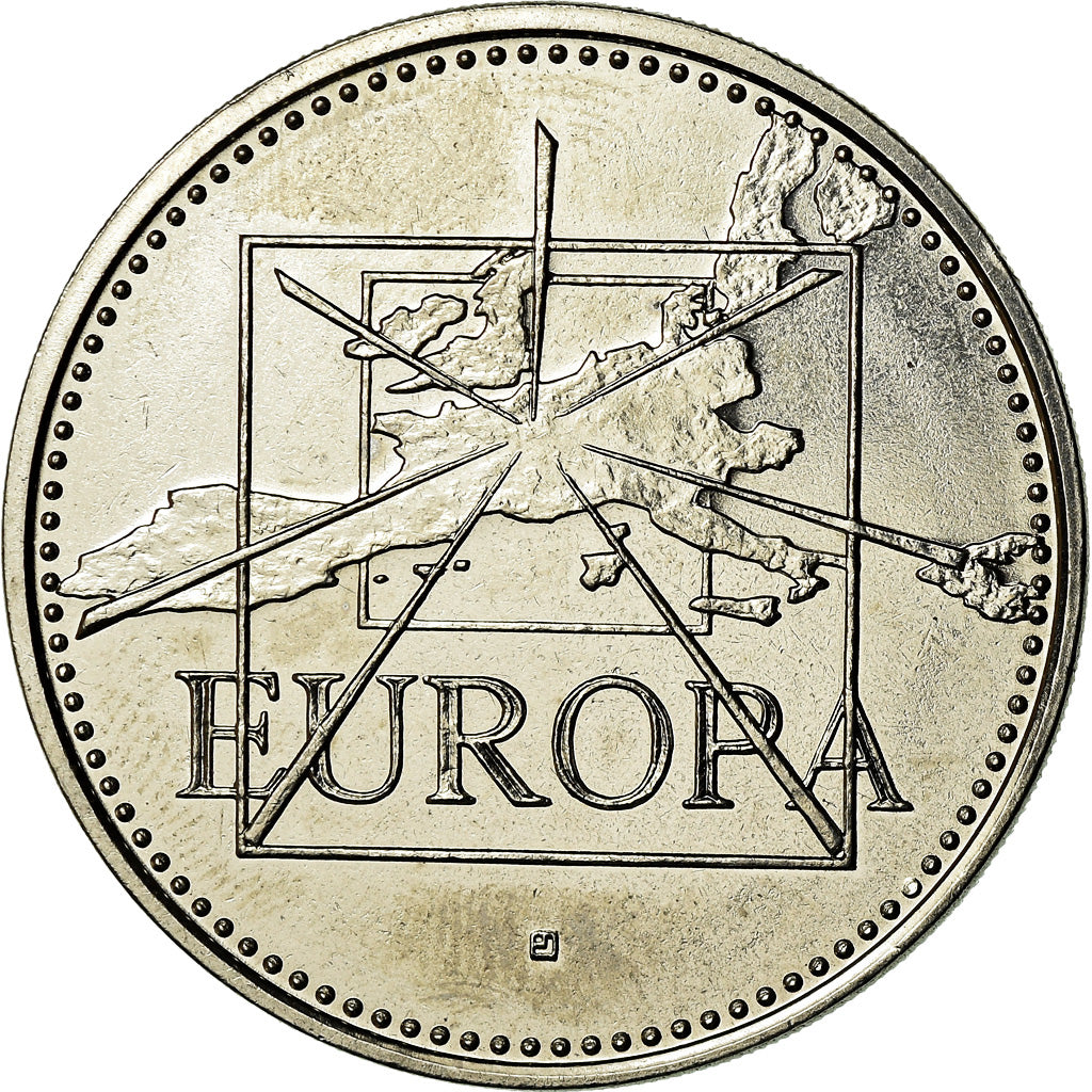 France, Medal, Ecu Europa, 1995, Joaquin Jimenez, MS(64), Copper-nickel