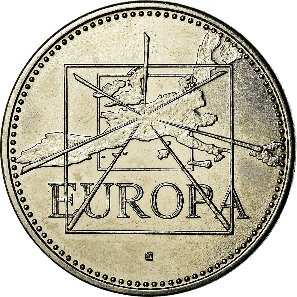 France, Medal, Ecu Europa, 1996, Joaquin Jimenez, MS(64), Copper-nickel