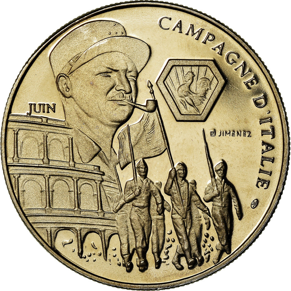França, Medal, Seconde Guerre Mondiale, Campagne d'Italie, Políticas