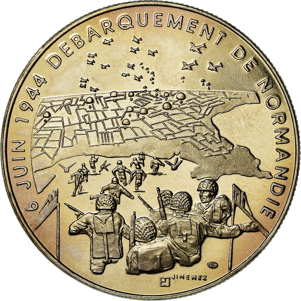 Frankreich, Medaille, 1939-1945, Débarquement de Normandie, Politics, Society